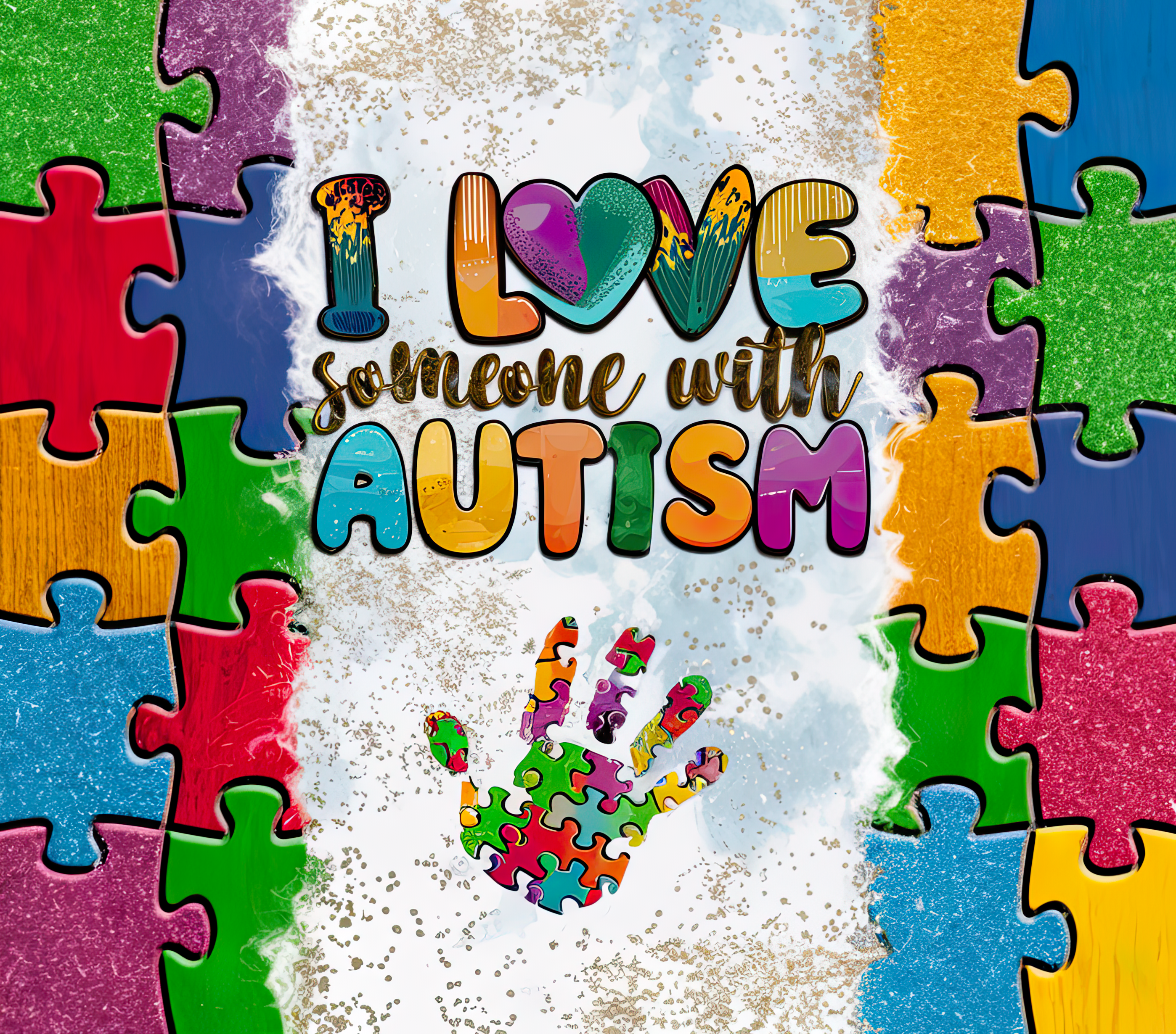 20 oz Autism Tumbler