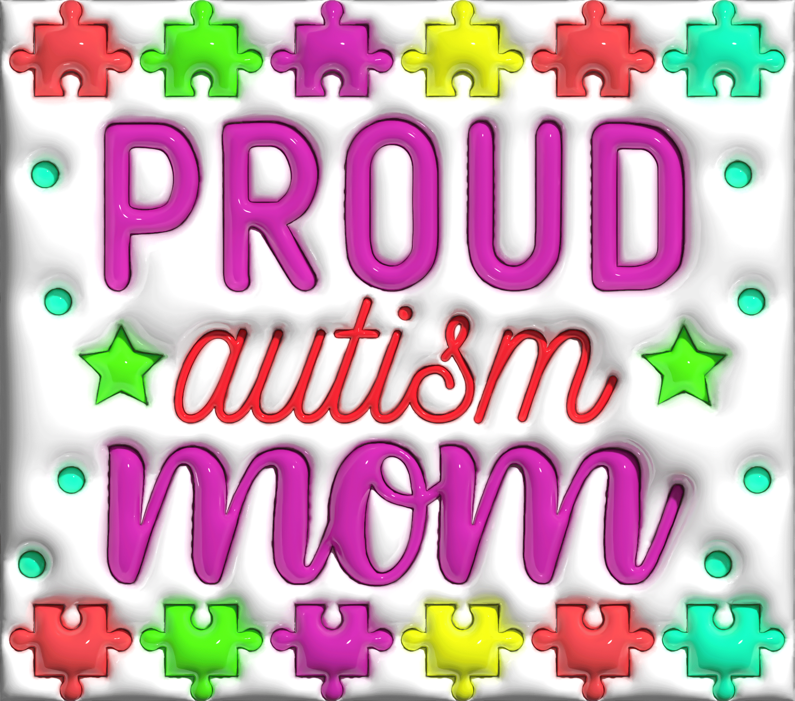 20 oz Autism Tumbler