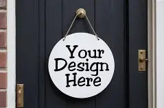 Custom Door Hanger Sign