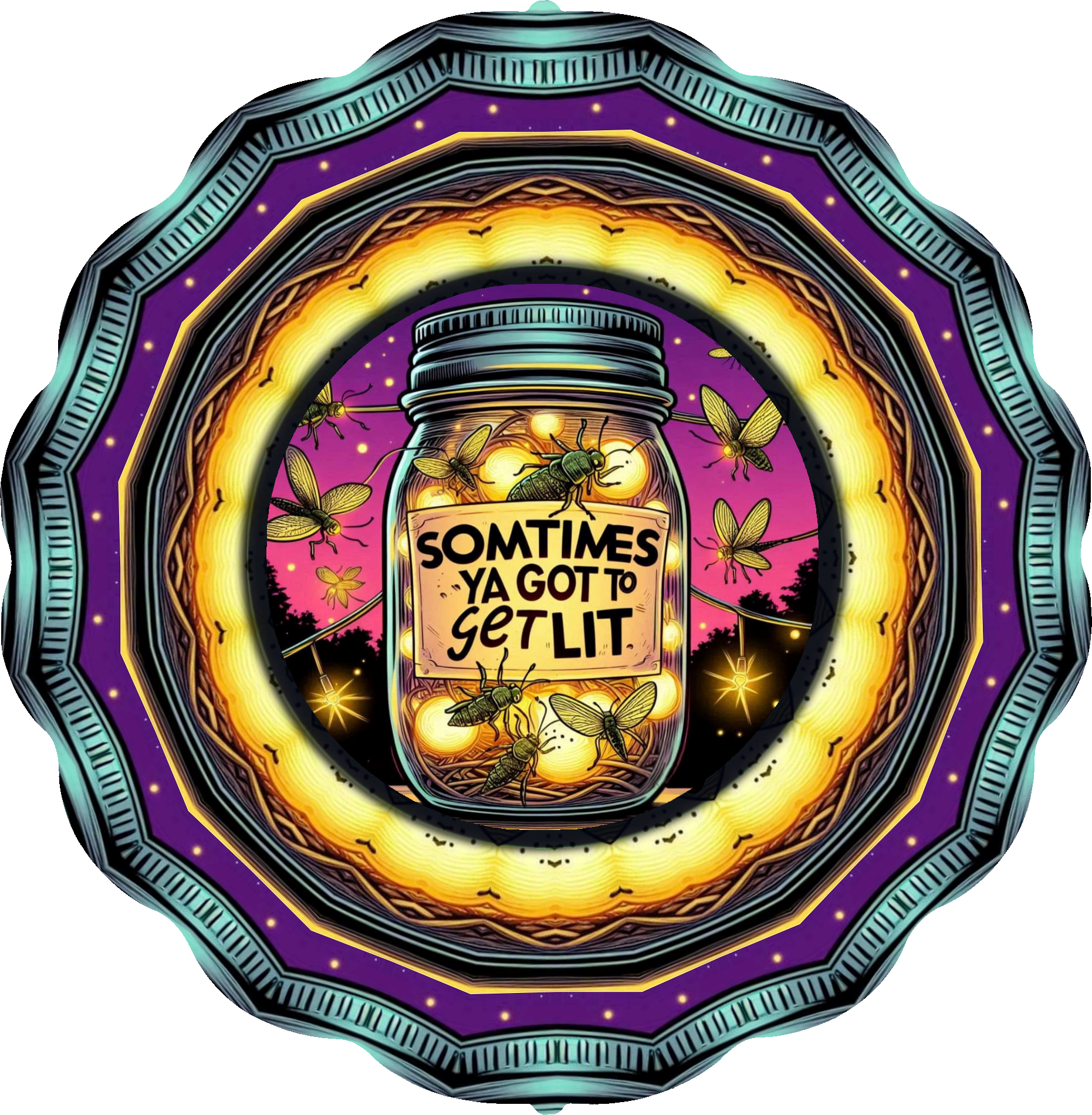 10 inch wind spinner